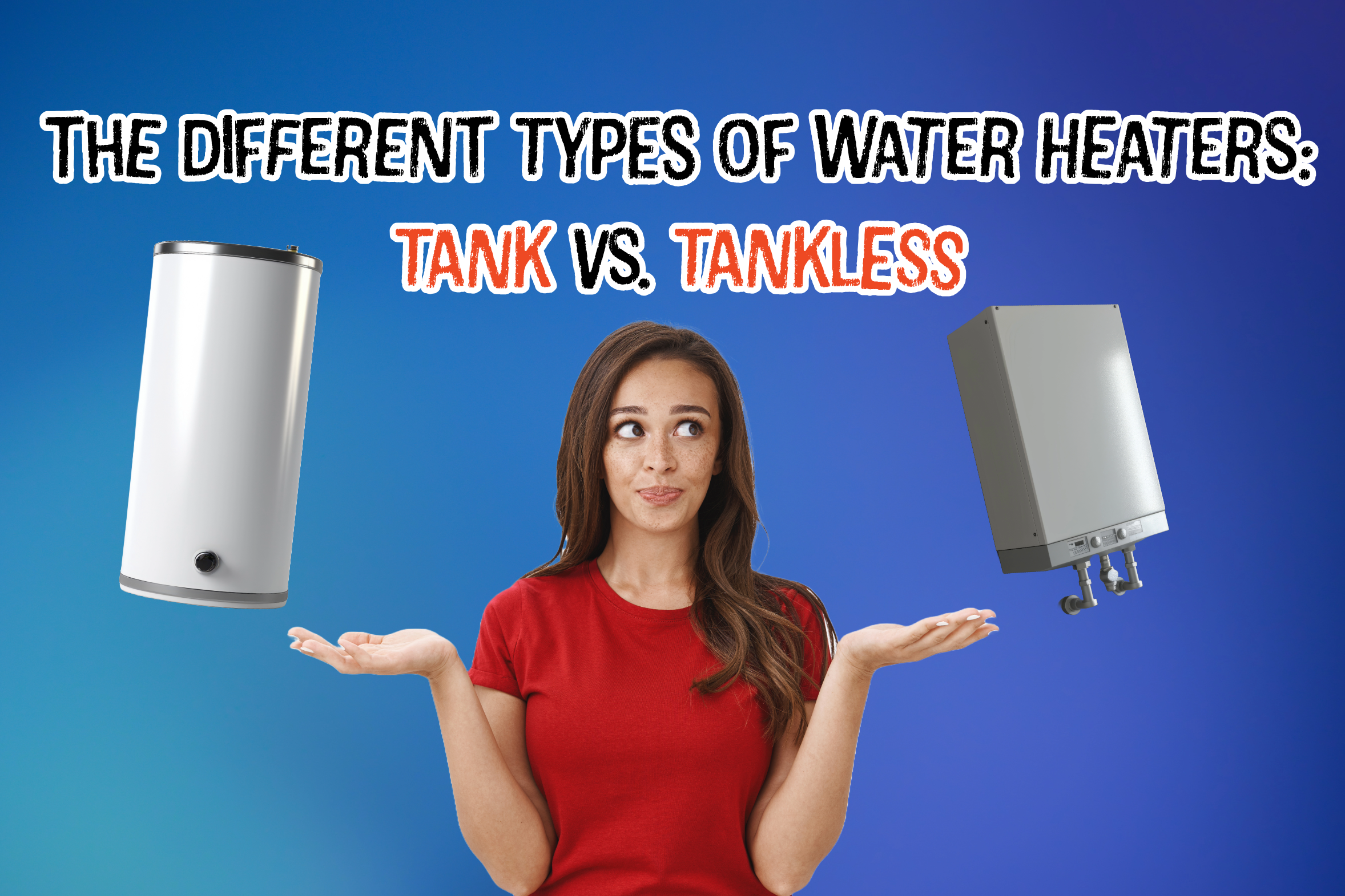 New Albany, Ohio plumbing blog on the differences between tank and tankless water heaters.